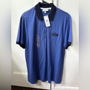 Lacoste Men's Polo Shirt in Royal Blue and Navy